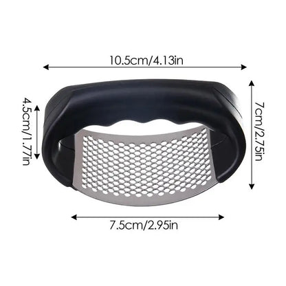 Stainless Steel Garlic Press/Crusher, Manual Minced or Chopped Garlic t