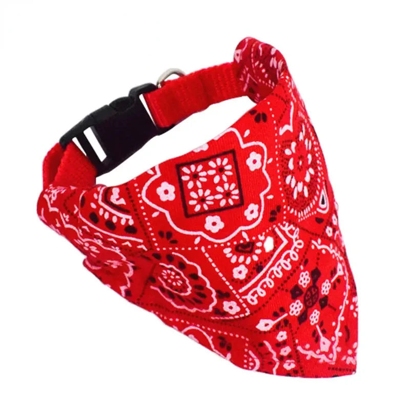 Puppy/Dog Neck Scarf , Bandana Collar  Adjustable, S. M, L, Selection of 5 Colors