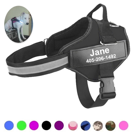 Dog Harness, Adjustable Dog Vest, Reflective, Breathable  for Small, Medium, Large, and XL Dogs