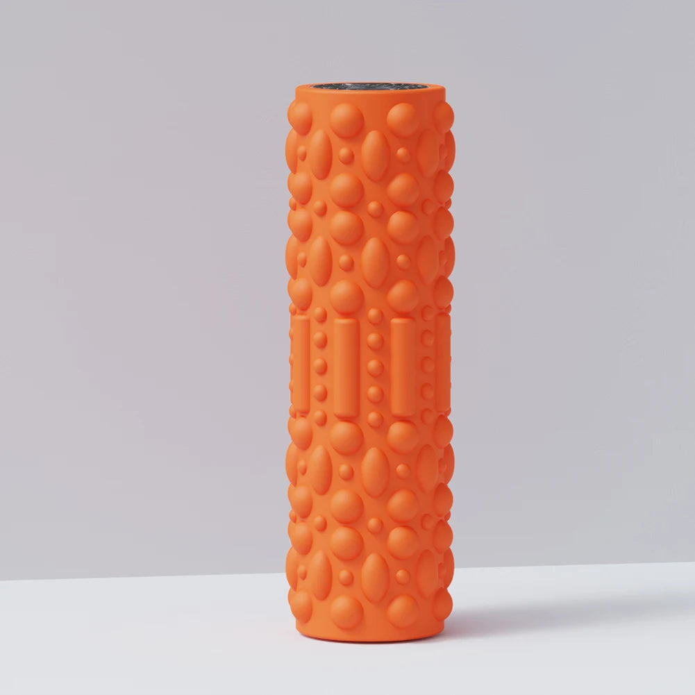 Electric Vibrating Exercise Foam Roller, Rechargeable, 5 Modes Tissue Massager for Yoga, Pilates