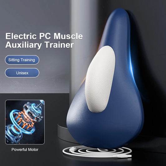 Electric Pelvic Floor Muscle Trainer, Ergonomic Sit-On-Top Pelvic Floor Muscle Training Device for Bladder Control, 2 Color Choices
