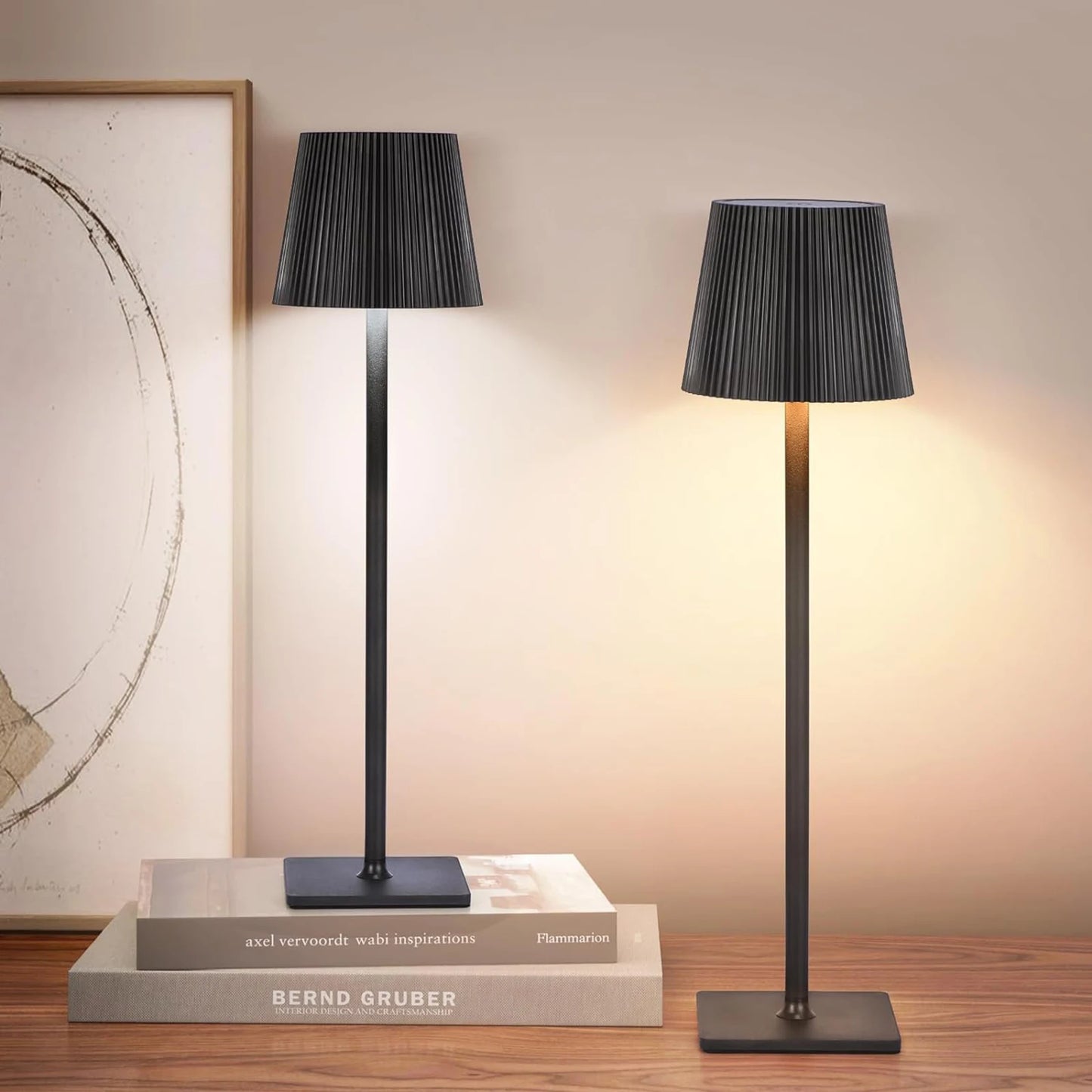 2 Modern LED Table Lamps for Living Room 
or Bedroom