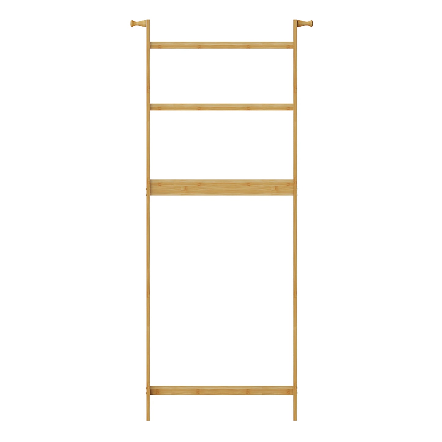 Bathroom Space Saver, over the Toilet 3 Tier Storage Shelf, Organizer Rack, Bamboo for Small Space Restroom, Laundry, Easy Assembly