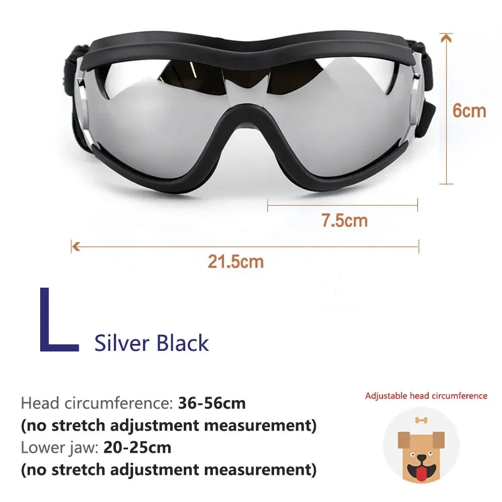 Small Dogs' Glasses/Goggles, Medium Dogs' Glasses, Large Dogs Motorcycle Glasses