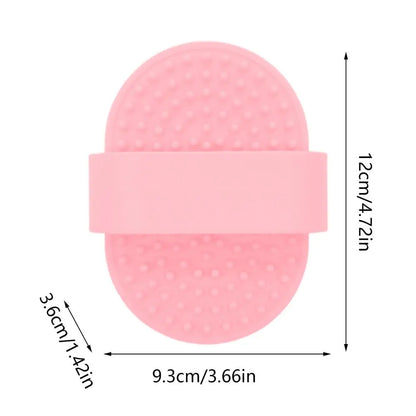 Dog/Cat Bath Brush, Massager, Grooming, Cleaning, Shedding, 3 Color Selections