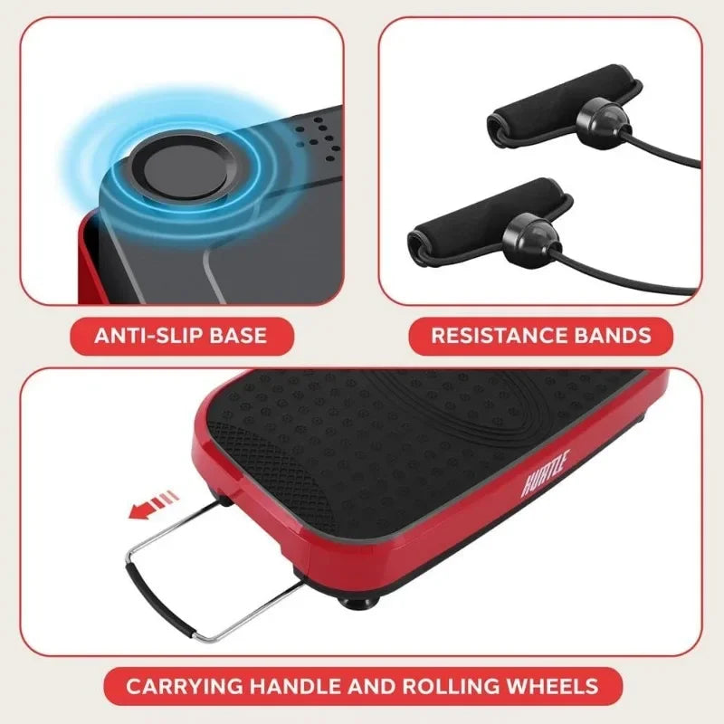 Fitness Vibration Platform Machine - Home Gym and Whole Body Shaker Exercise Workout Trainer
