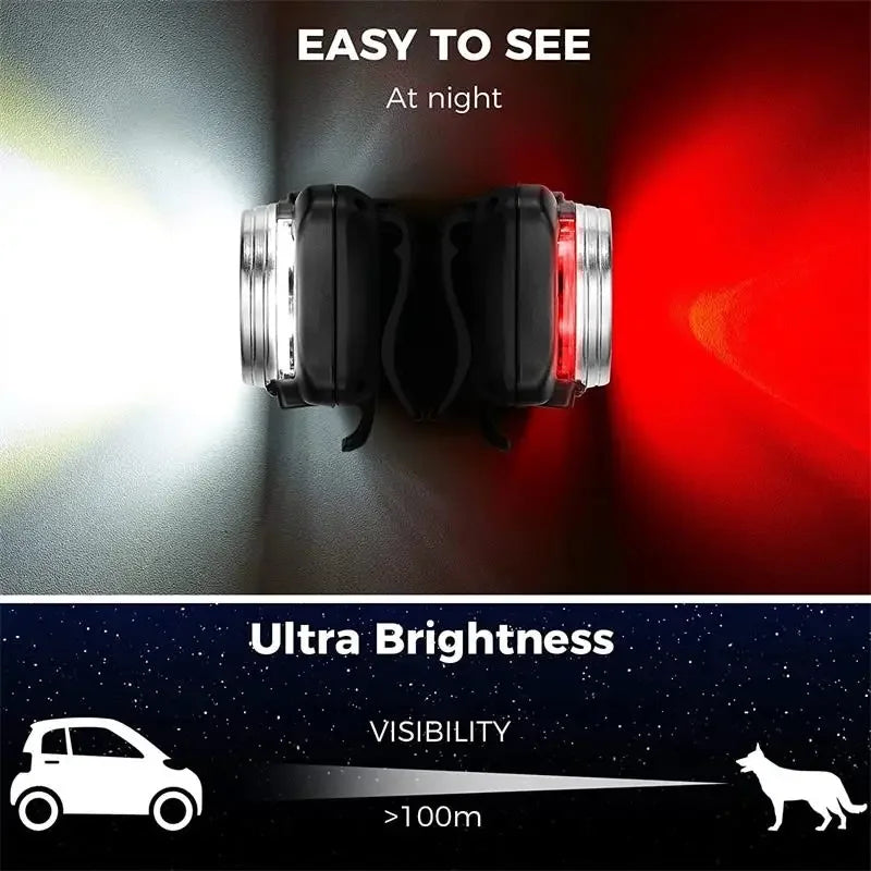 Safety Dog/Cat Led Light, 4 Modes, USB Rechargeable Dogs Light,  LED Outdoor Night for Pet Collar, Harness, or Leash, Easy to find Dog/Cat with Light