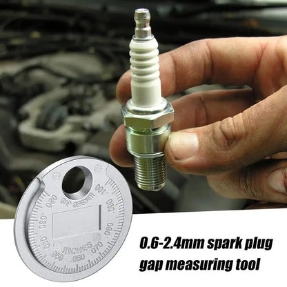 Spark Plug Gap Tool, Wire Spark Plug Socket Gap Measuring Tool, Coin-Type