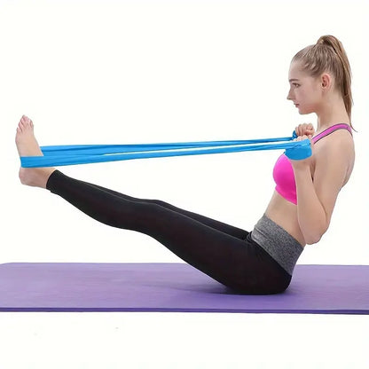 3pc/set, Yoga Elastic Fitness Resistance Band For Men and Women, Yoga Stretch Belt For Strength Training