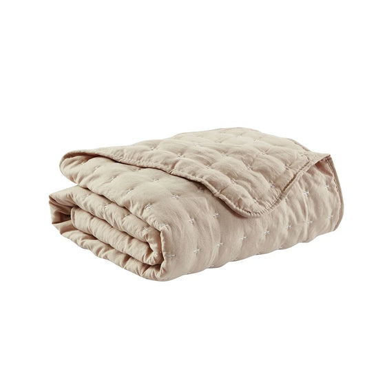 Polyester, Cross Stitch Throw Blanket- 50x60 Inches