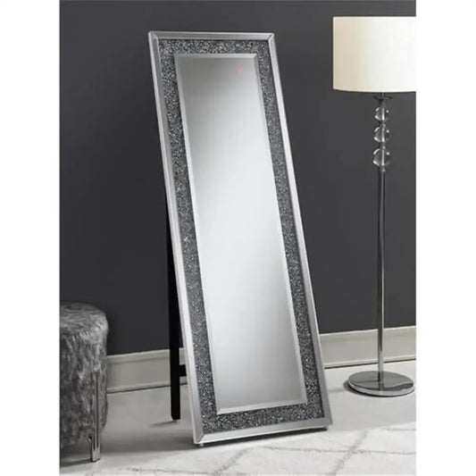 LED Backlit, Rectangular, Standing, Cheval Mirror - 63" Height x 21.75" Width