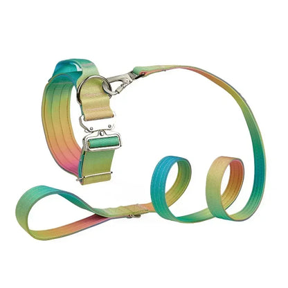 5MM Dog Leash Set, or  Double Nylon Collar, Medium and Large ,  3 Color Choices