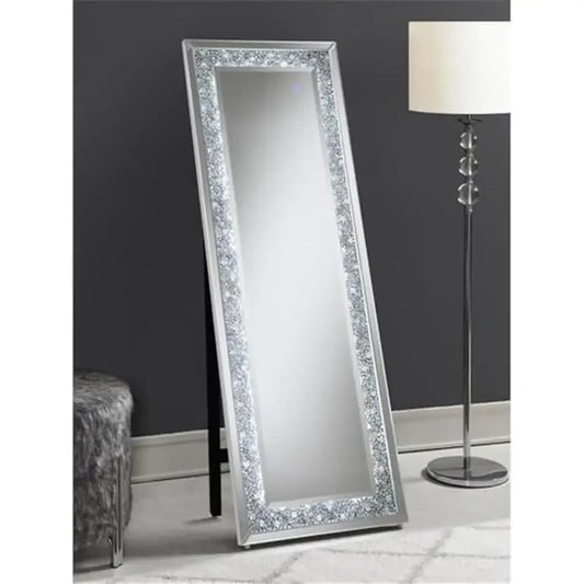 LED Backlit, Rectangular, Standing, Cheval Mirror - 63" Height x 21.75" Width