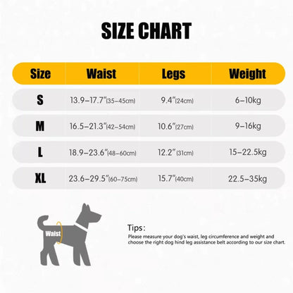 Adjustable Dog Sling, Back Legs Support, Pet, Dogs Aid Assist Tool