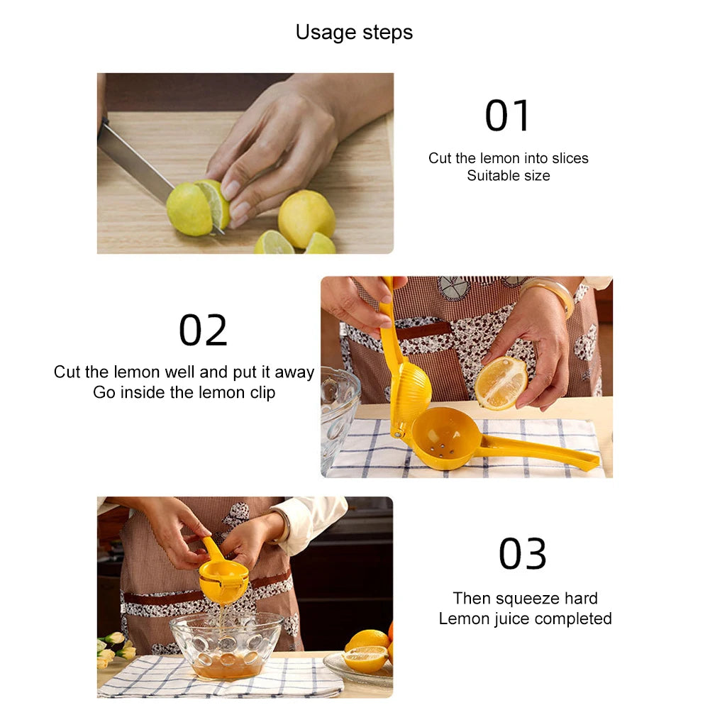 Lemon Squeezer, Hand Pressed Orange, Easy To Clean Portable