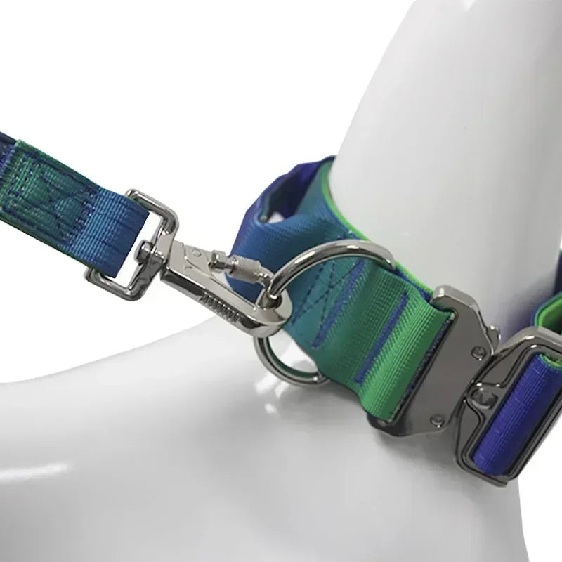 5MM Dog Leash Set, or  Double Nylon Collar, Medium and Large ,  3 Color Choices