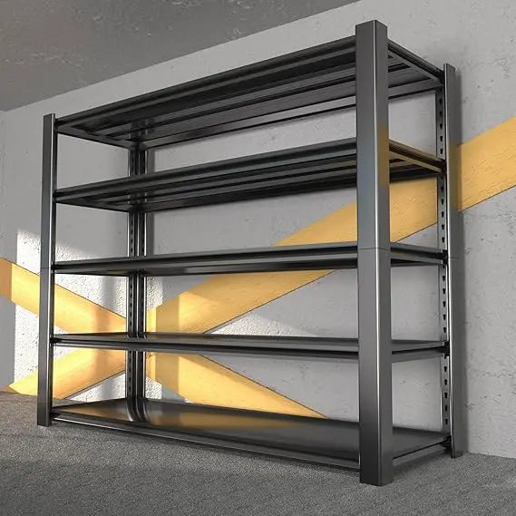 3020 LBS Standing Shelf Unit, 72" H x 48″W x 20" D, Heavy Duty Garage Shelving Unit, 5-Tier Metal Shelves