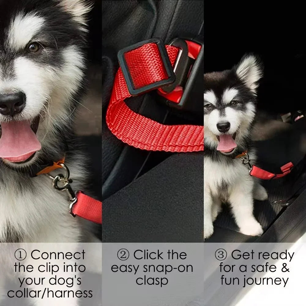 Dog Car Seat Belt Safety Protector for Travel, Pet Car Seat Belts
