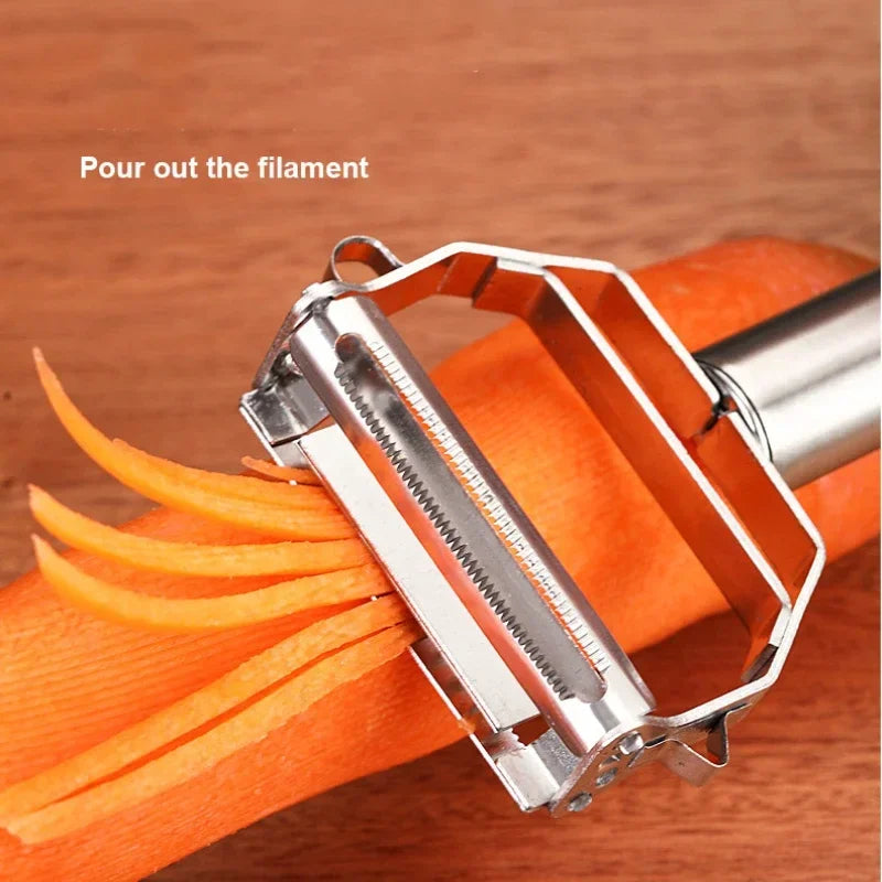 Stainless Steel Peeler- Fruit, Vegetable, Multifunction Grater, Slicer