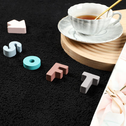 Black, Nonslip, Rectangular Carpet- Soft, For any , 2 Color and Size Choices