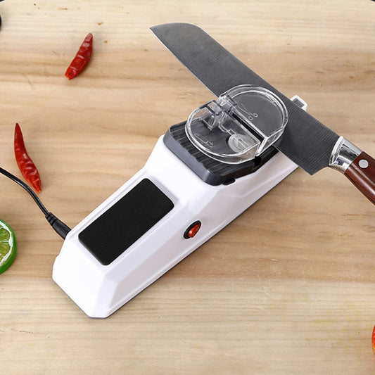 Automatic Knife Sharpener-Adjustable, Rechargable, Fast Sharpening Tool-Knife and Scissor Sharpening-Choice of 2 Sizes