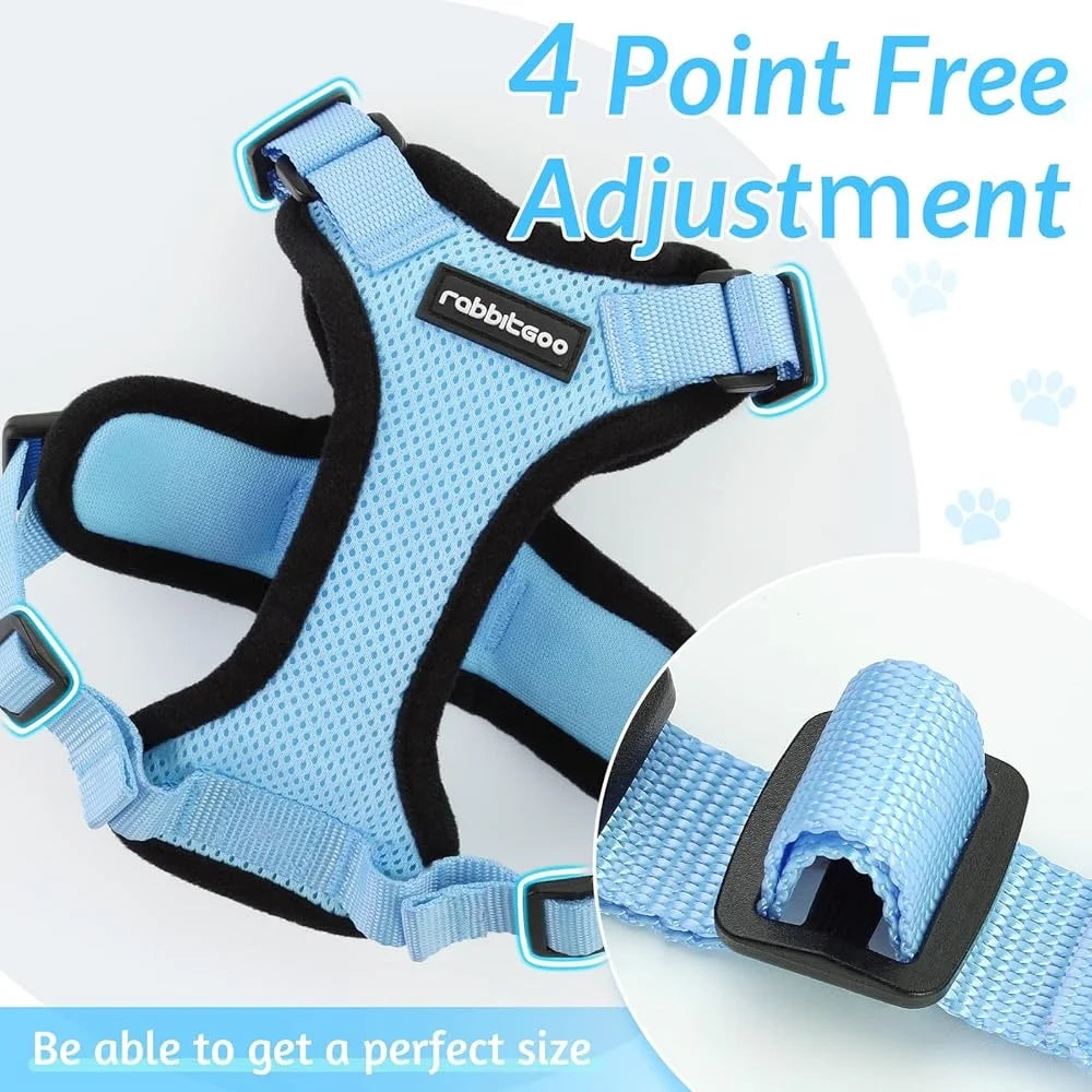 Escape Proof Cat Harness, Leash. Adjustable, Soft Vest Harness, Breathable, Reflective Strips
