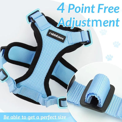 Escape Proof Cat Harness, Leash. Adjustable, Soft Vest Harness, Breathable, Reflective Strips