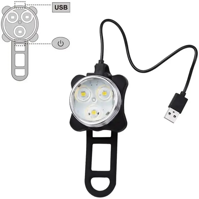 Safety Dog/Cat Led Light, 4 Modes, USB Rechargeable Dogs Light,  LED Outdoor Night for Pet Collar, Harness, or Leash, Easy to find Dog/Cat with Light
