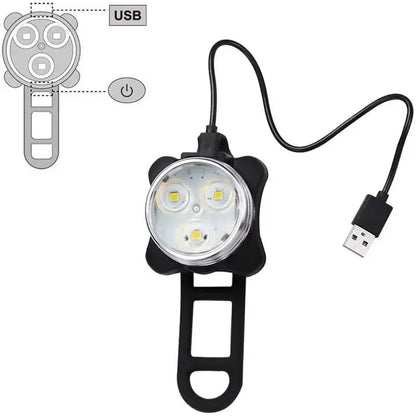 Safety Dog/Cat Led Light, 4 Modes, USB Rechargeable Dogs Light,  LED Outdoor Night for Pet Collar, Harness, or Leash, Easy to find Dog/Cat with Light