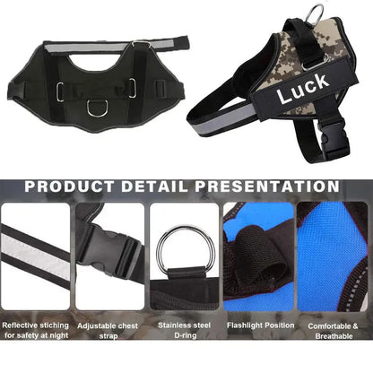 Dog Harness, Adjustable Dog Vest, Reflective, Breathable  for Small, Medium, Large, and XL Dogs