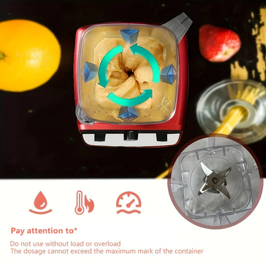 Compact, 110V-130V High-Speed RV Blender- Smoothie Maker, Ice Crusher, Grinder, Space-Saving  Design for Small Kitchens & RVs,