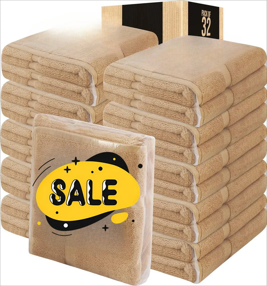 Cotton Banded Rug Bathmats, 21x34 Inches, Highly Absorbent and Machine Washable